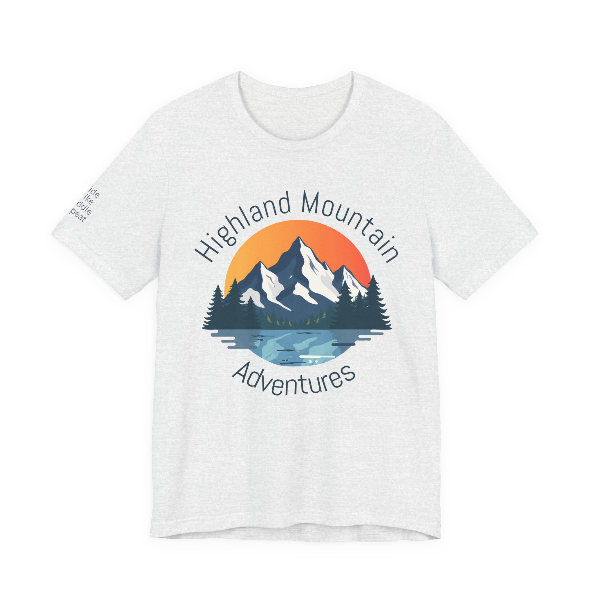 Highland Mountain Adventures Tee – Bella + Canvas 3001