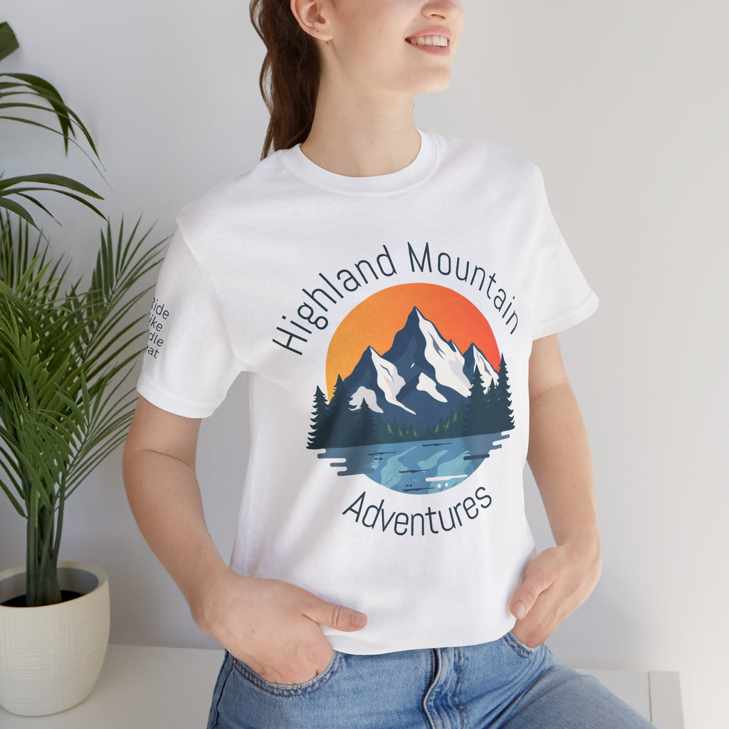 Highland Mountain Adventures Tee – Bella + Canvas 3001