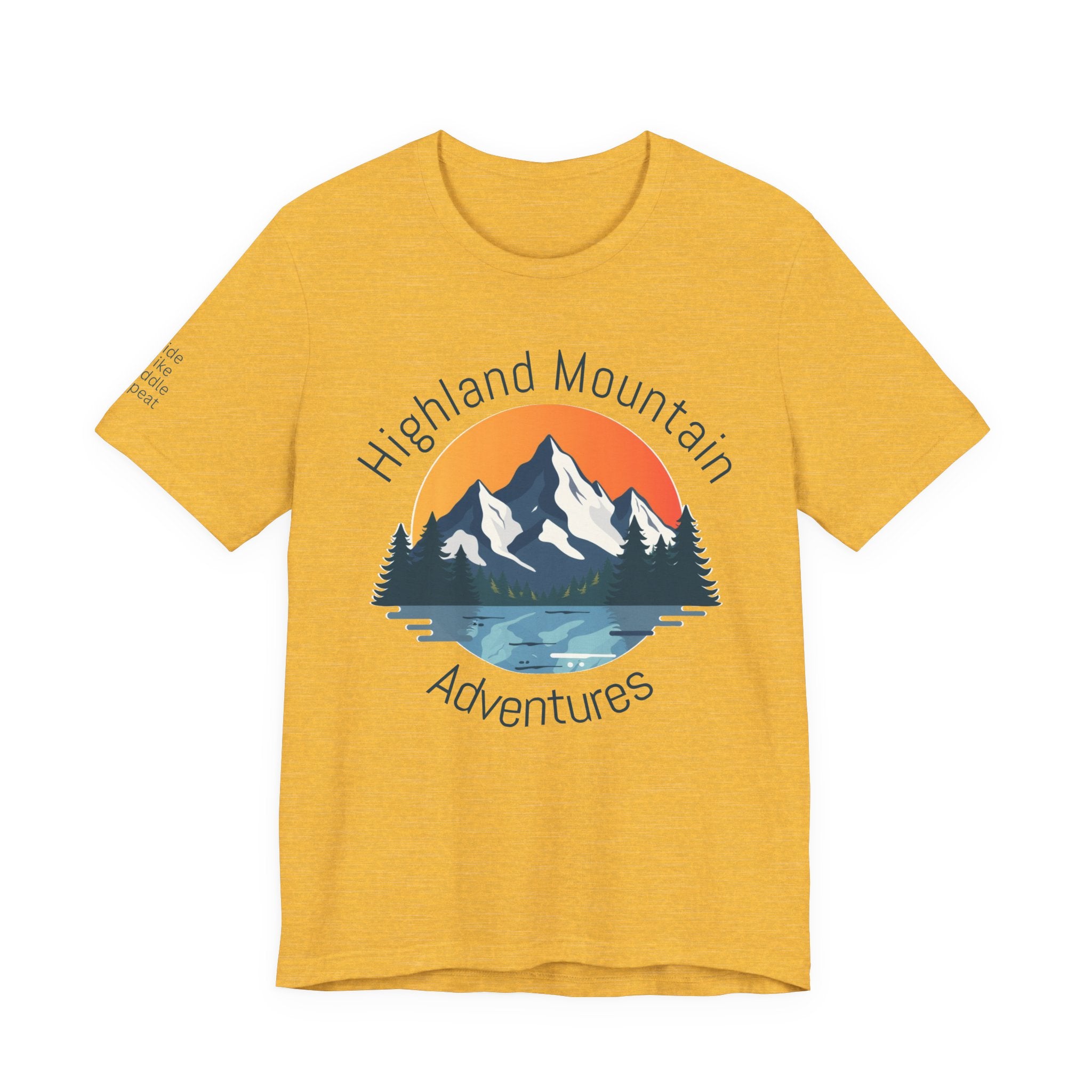Highland Mountain Adventures Tee – Bella + Canvas 3001