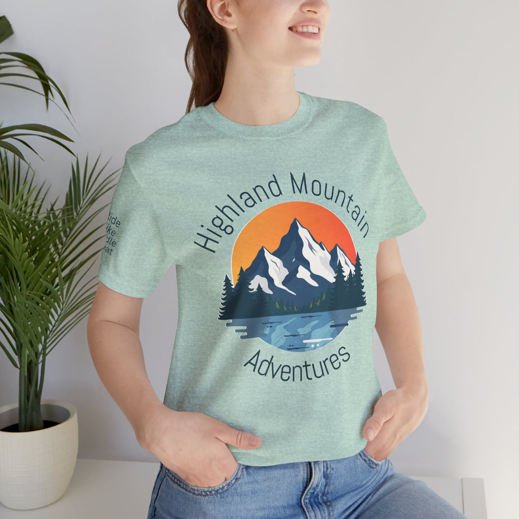 Highland Mountain Adventures Tee – Bella + Canvas 3001