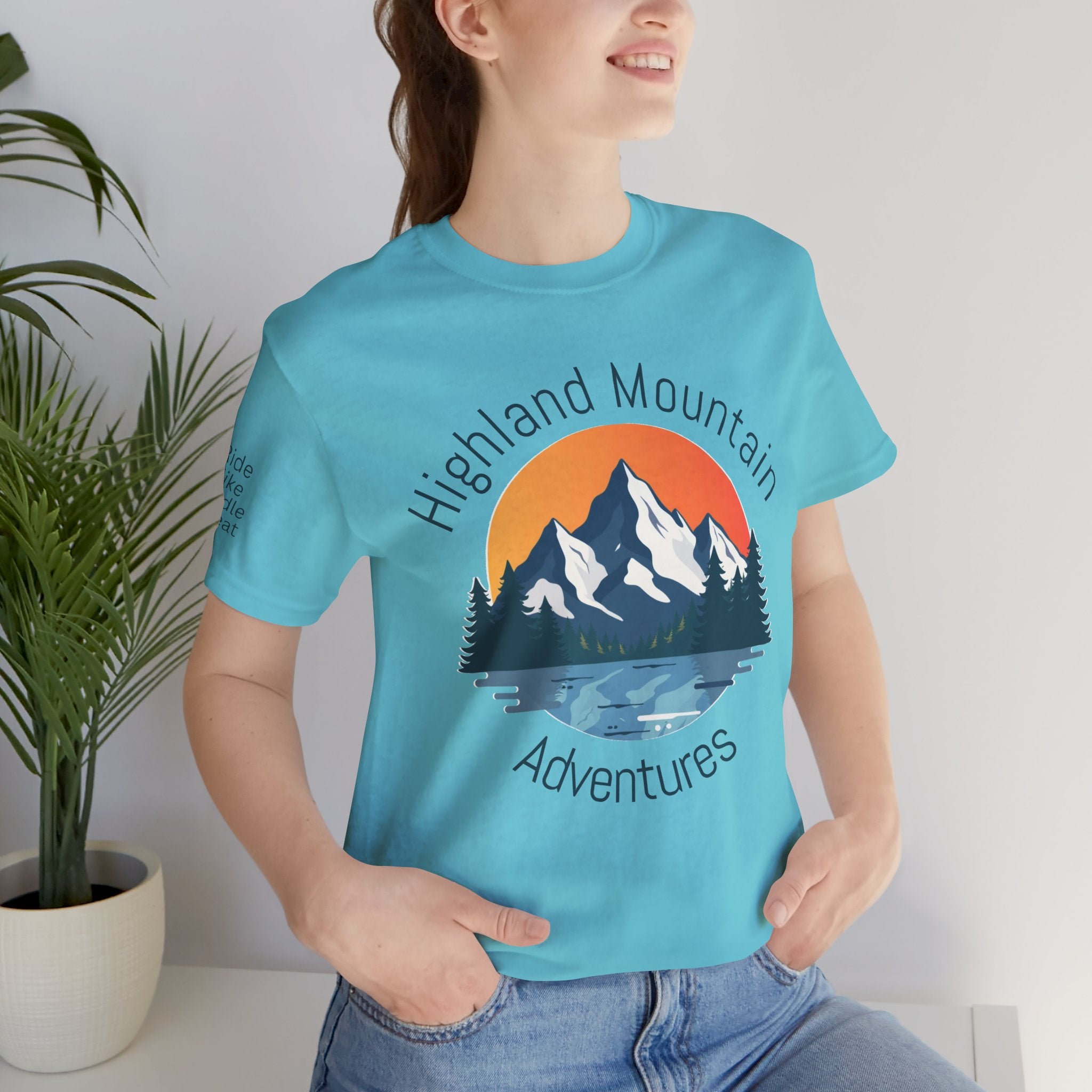 Highland Mountain Adventures Tee – Bella + Canvas 3001