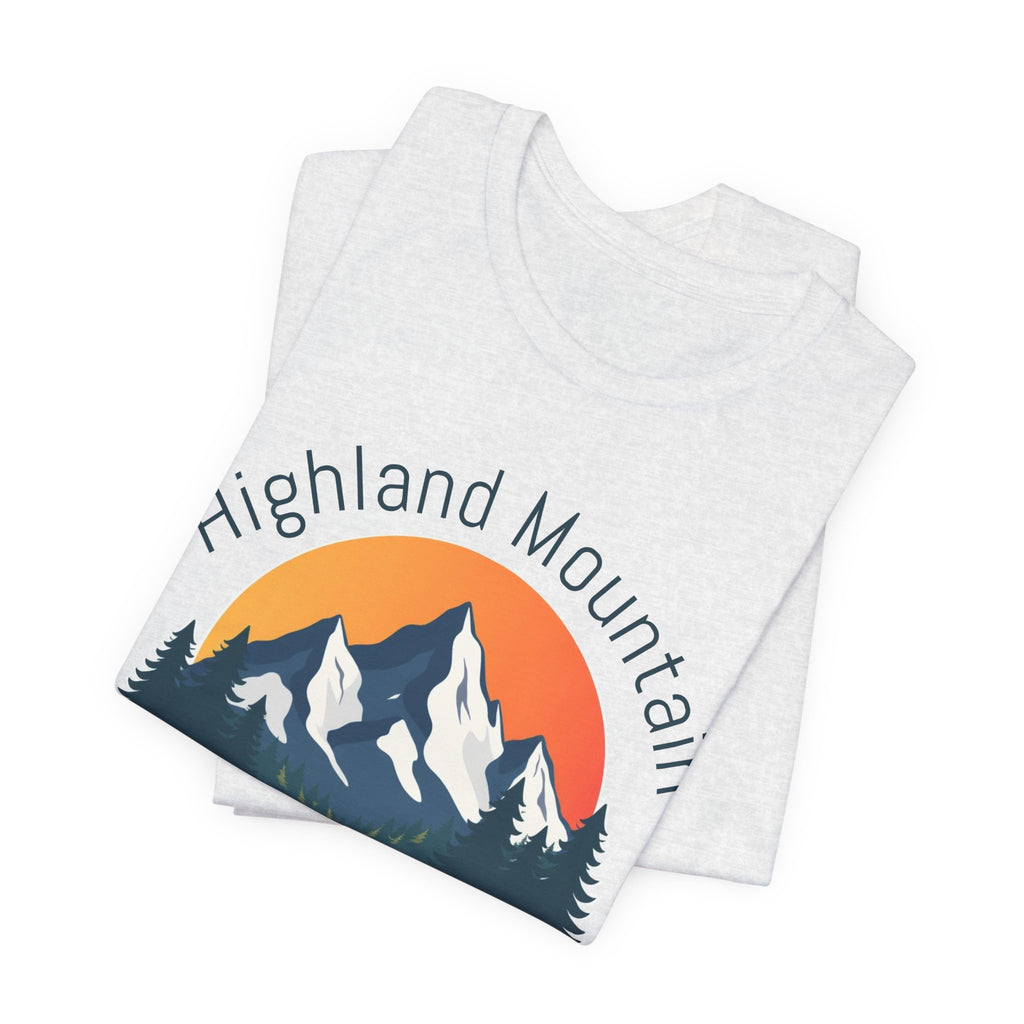 Highland Mountain Adventures Tee – Bella + Canvas 3001