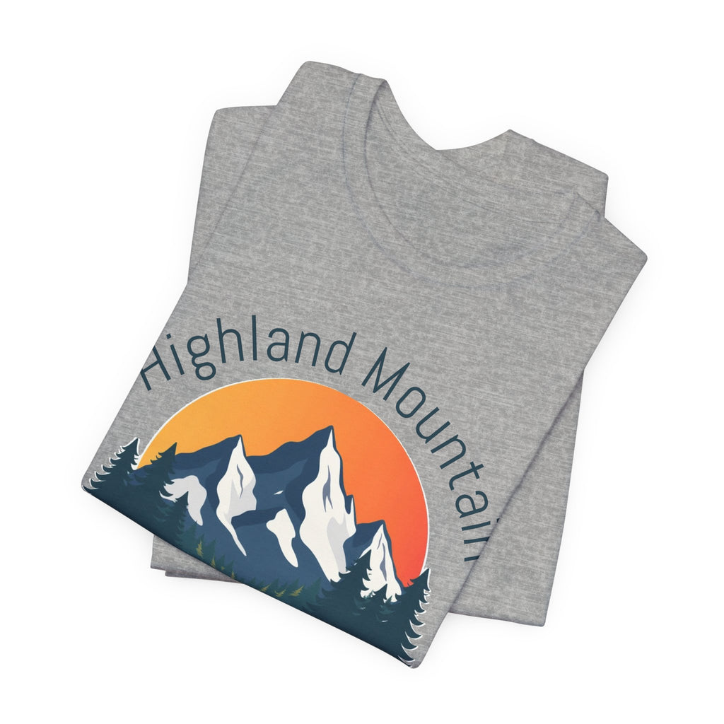 Highland Mountain Adventures Tee – Bella + Canvas 3001