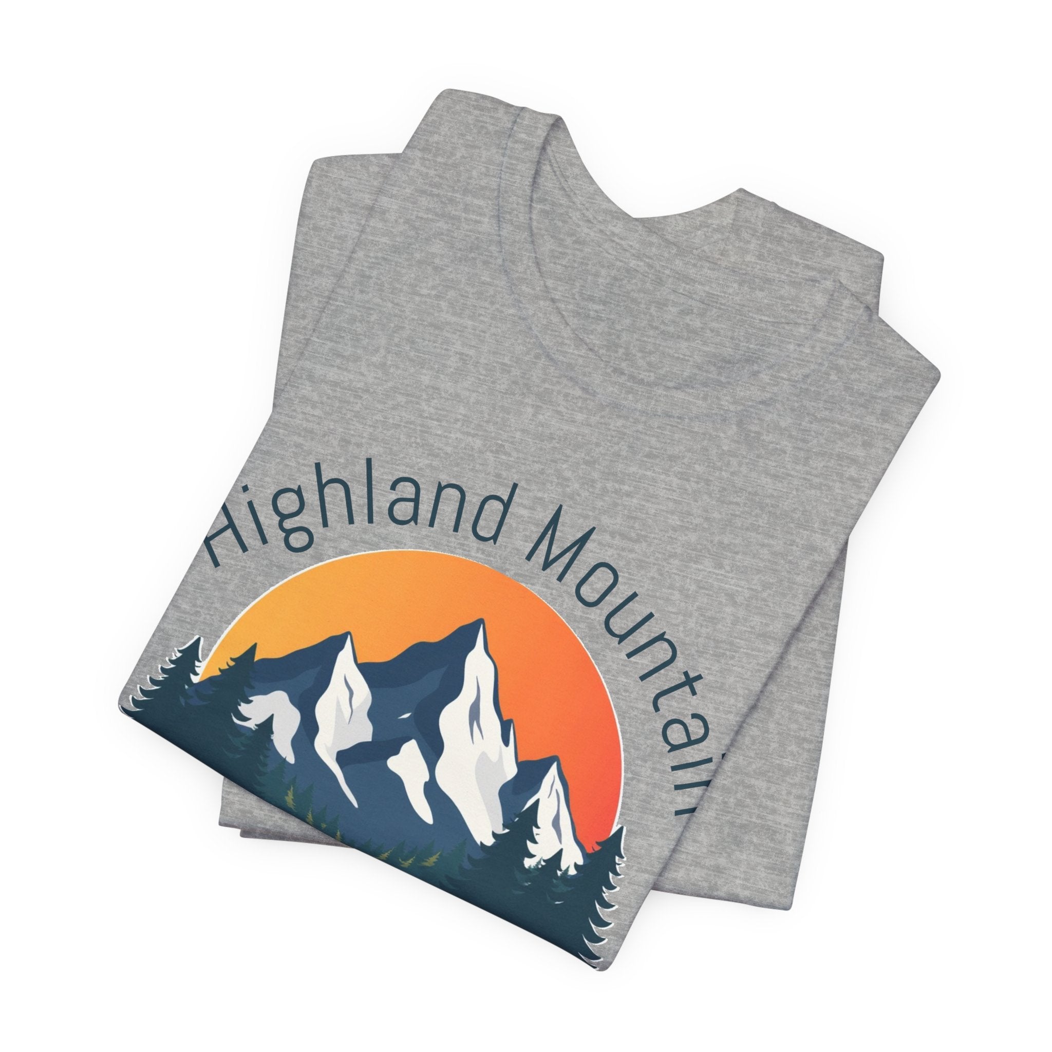 Highland Mountain Adventures Tee – Bella + Canvas 3001