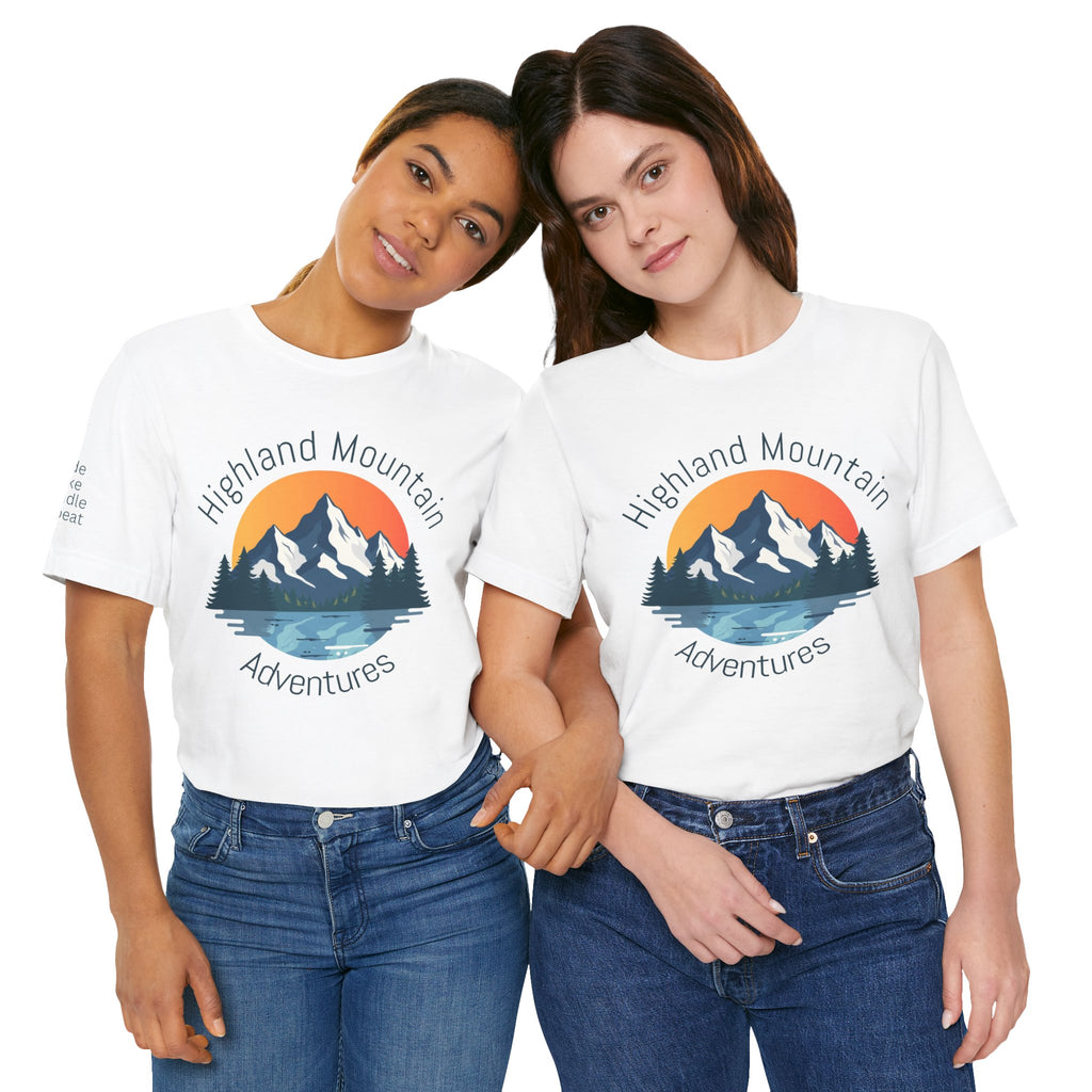 Highland Mountain Adventures Tee – Bella + Canvas 3001