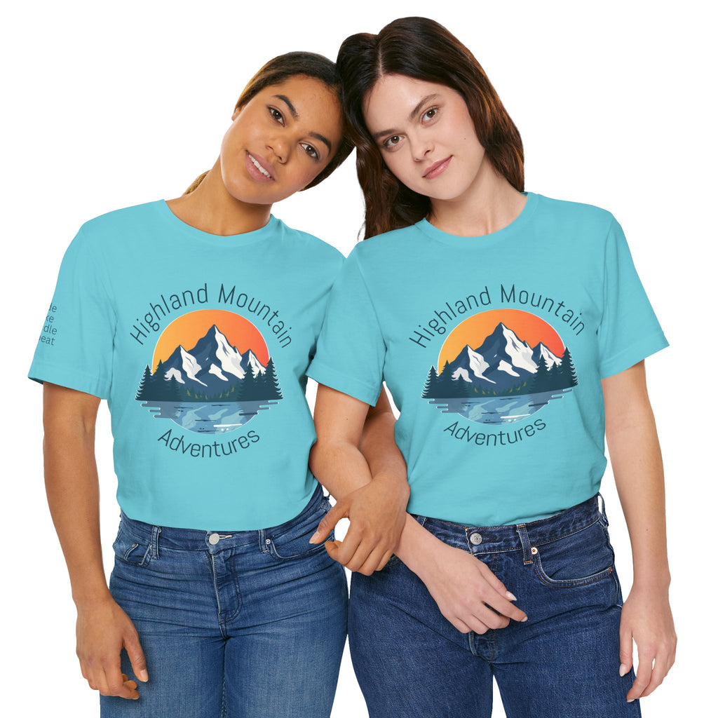Highland Mountain Adventures Tee – Bella + Canvas 3001