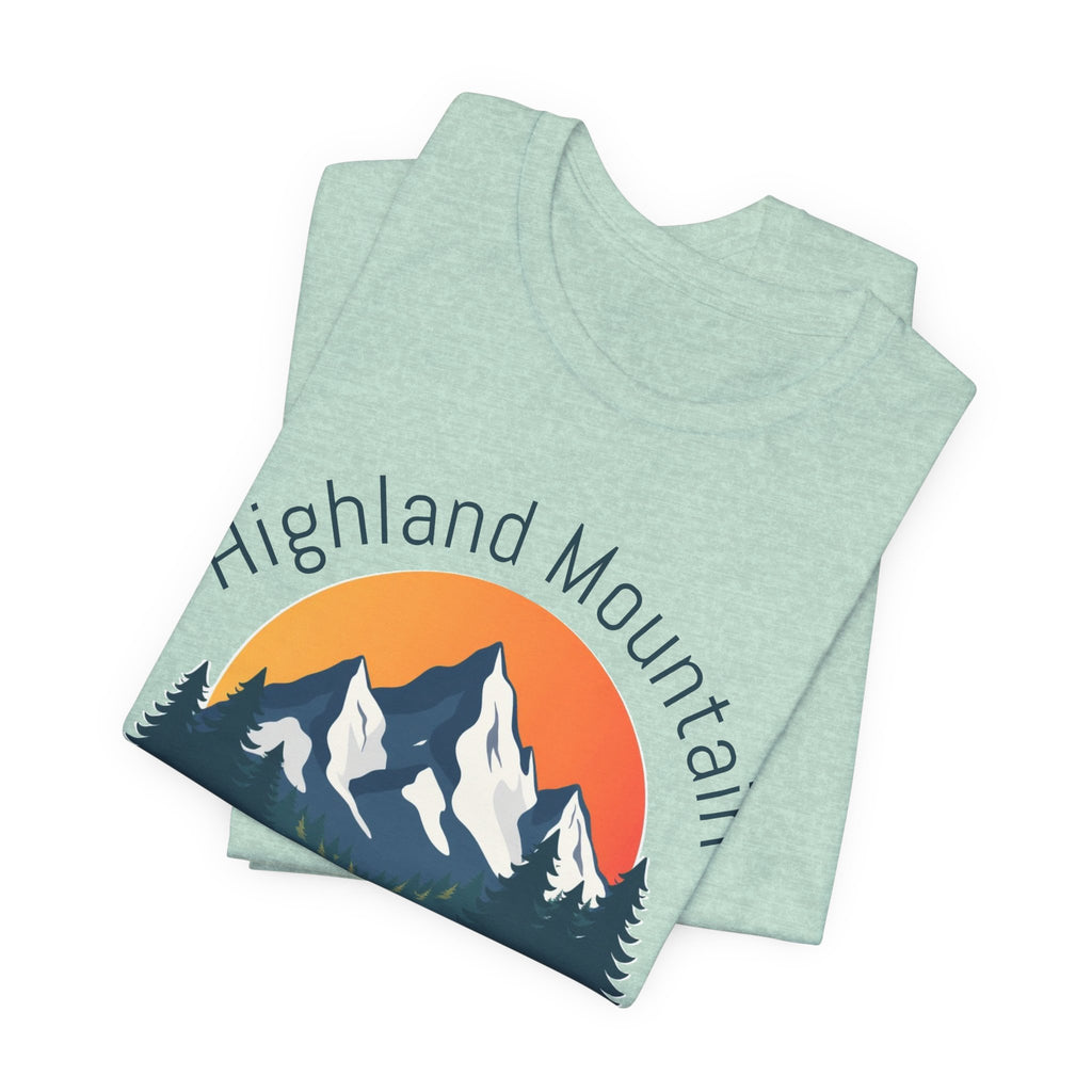 Highland Mountain Adventures Tee – Bella + Canvas 3001