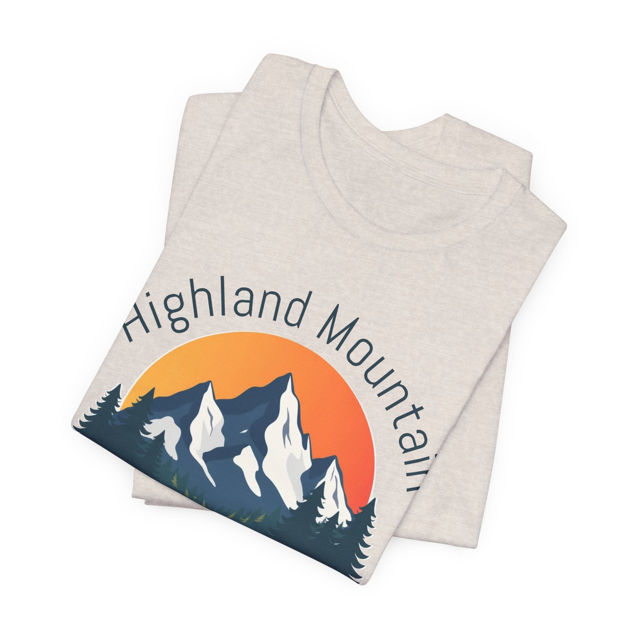 Highland Mountain Adventures Tee – Bella + Canvas 3001