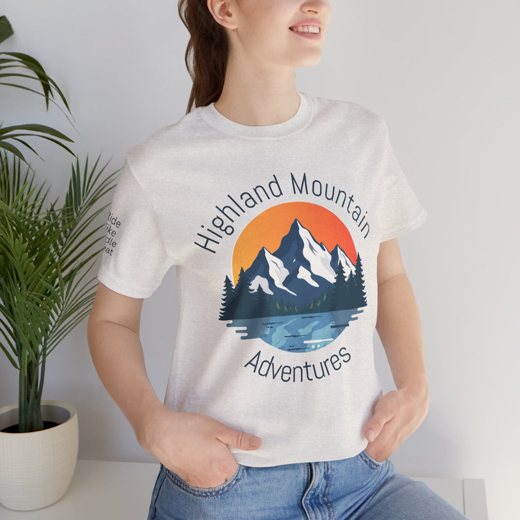 Highland Mountain Adventures Tee – Bella + Canvas 3001