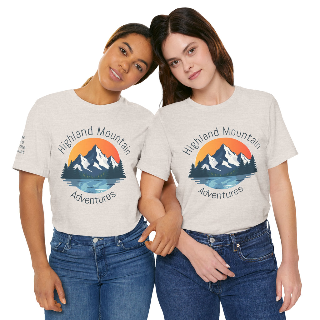 Highland Mountain Adventures Tee – Bella + Canvas 3001