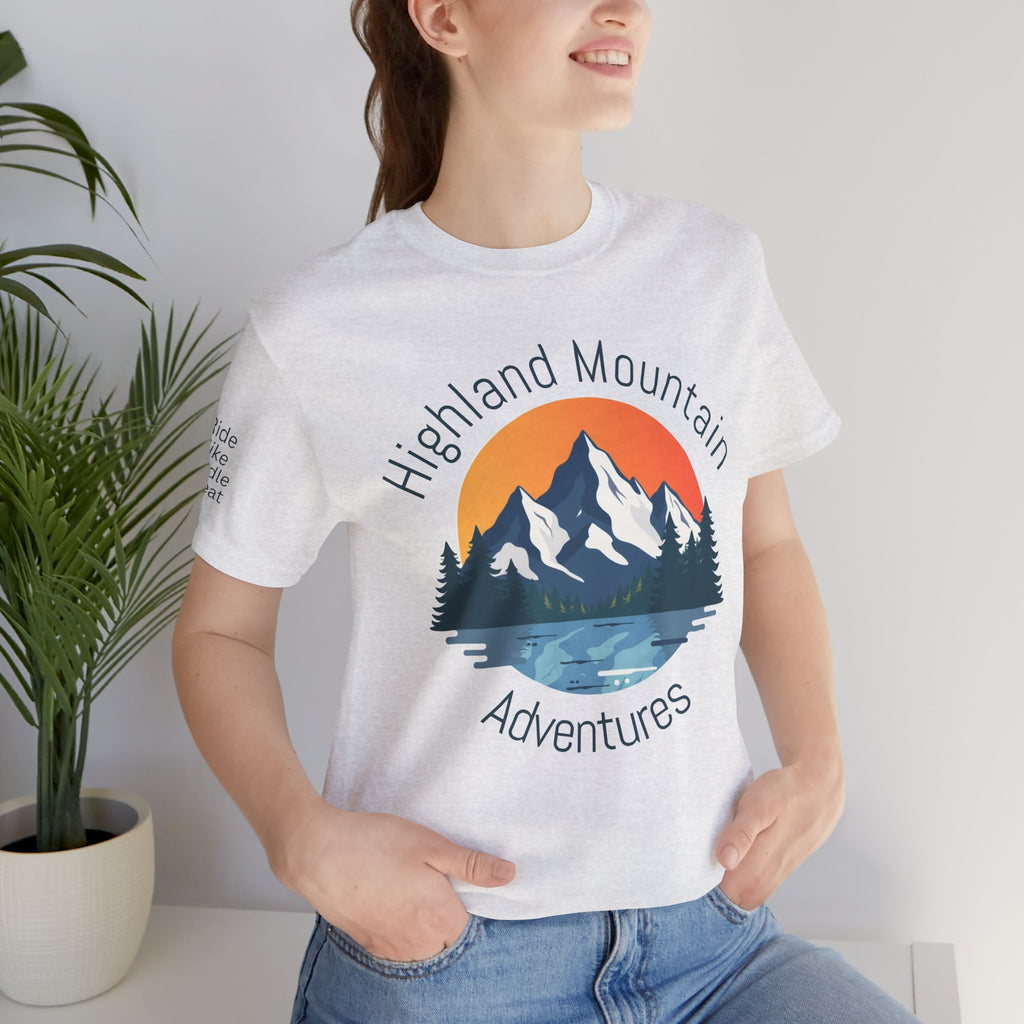 Highland Mountain Adventures Tee – Bella + Canvas 3001