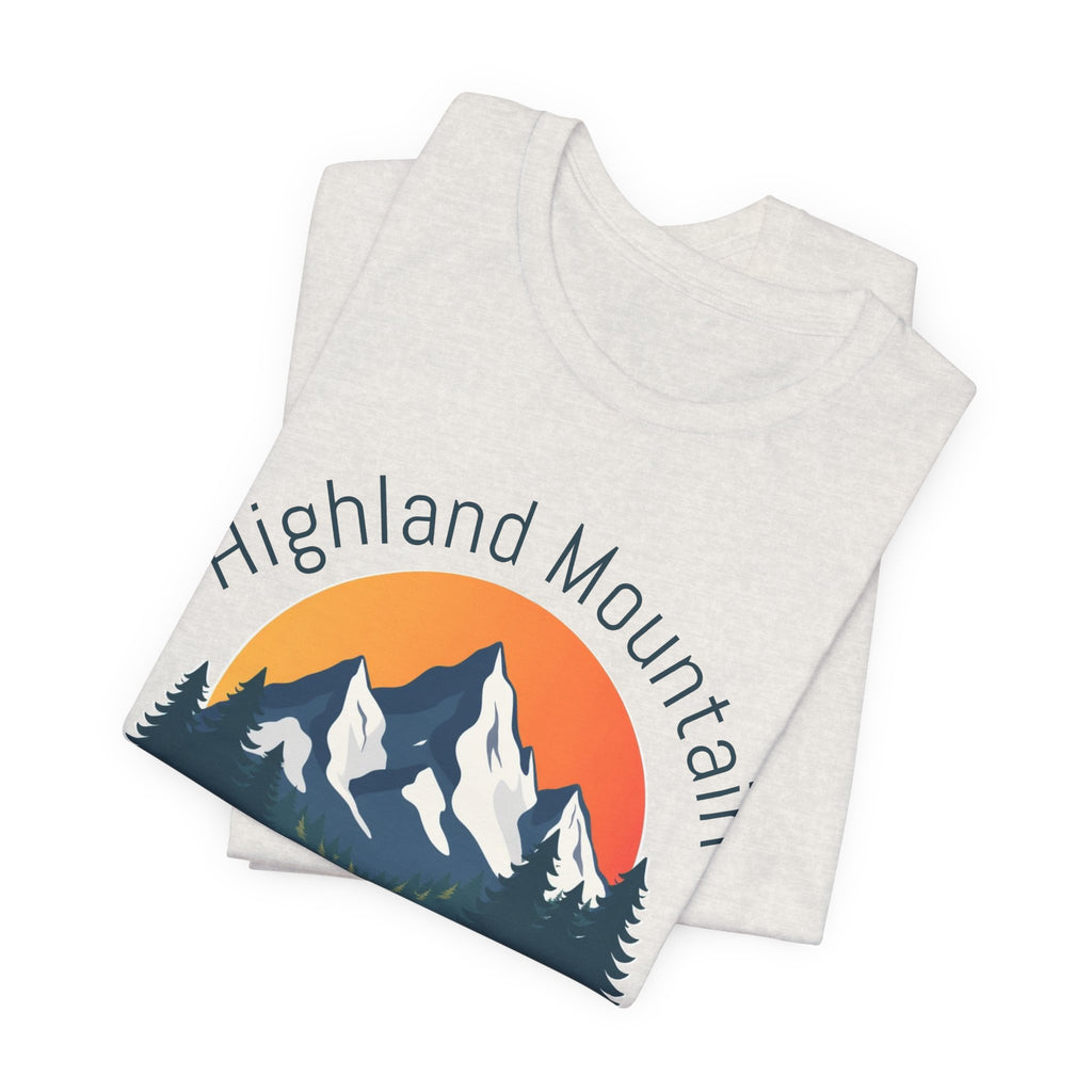 Highland Mountain Adventures Tee – Bella + Canvas 3001