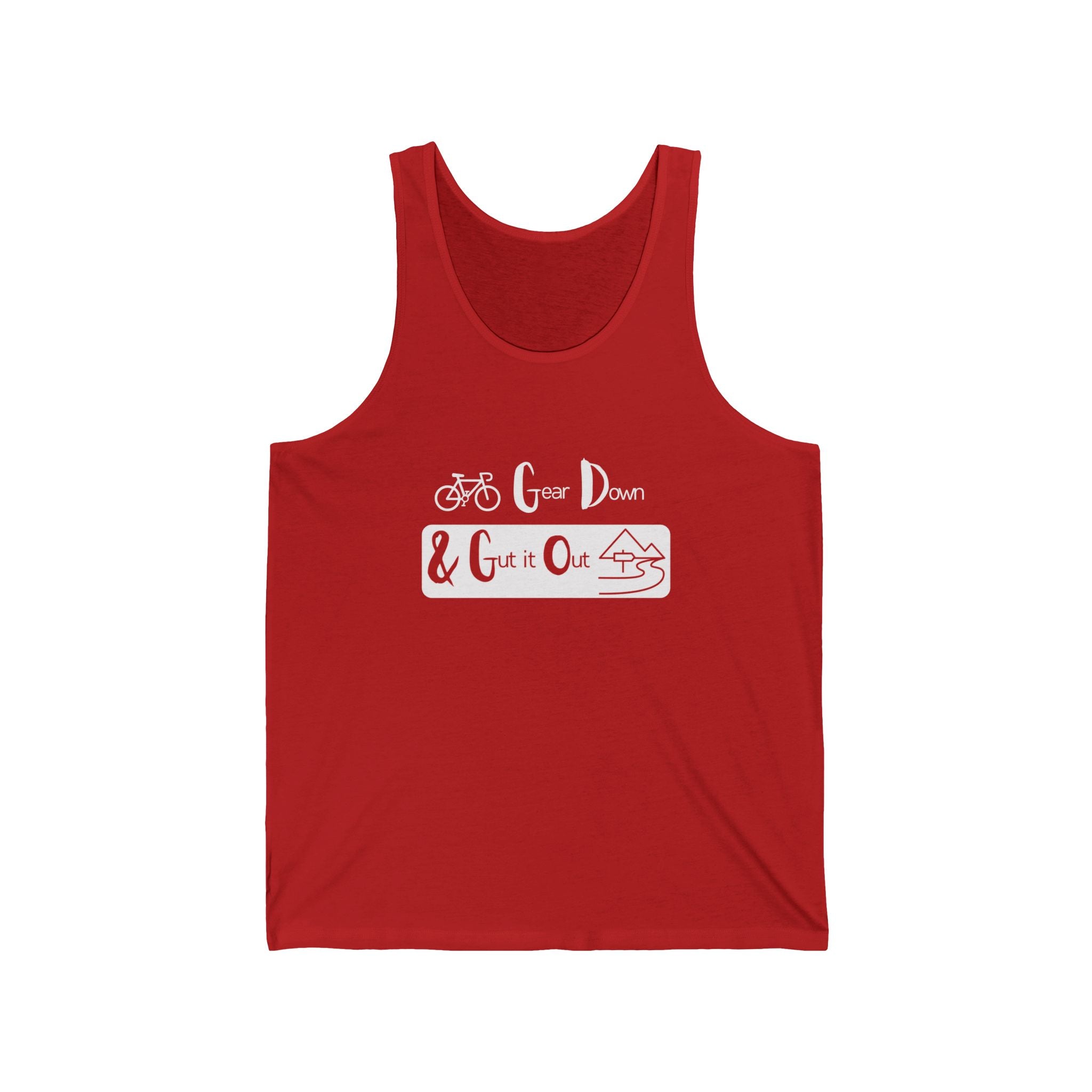 Gear Down & Gut It Out – Performance Tank Top