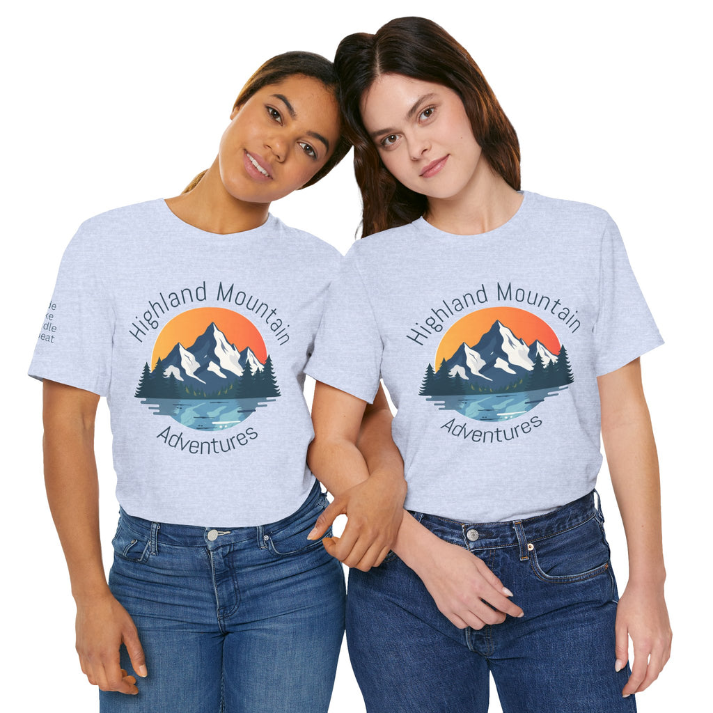 Highland Mountain Adventures Tee – Bella + Canvas 3001