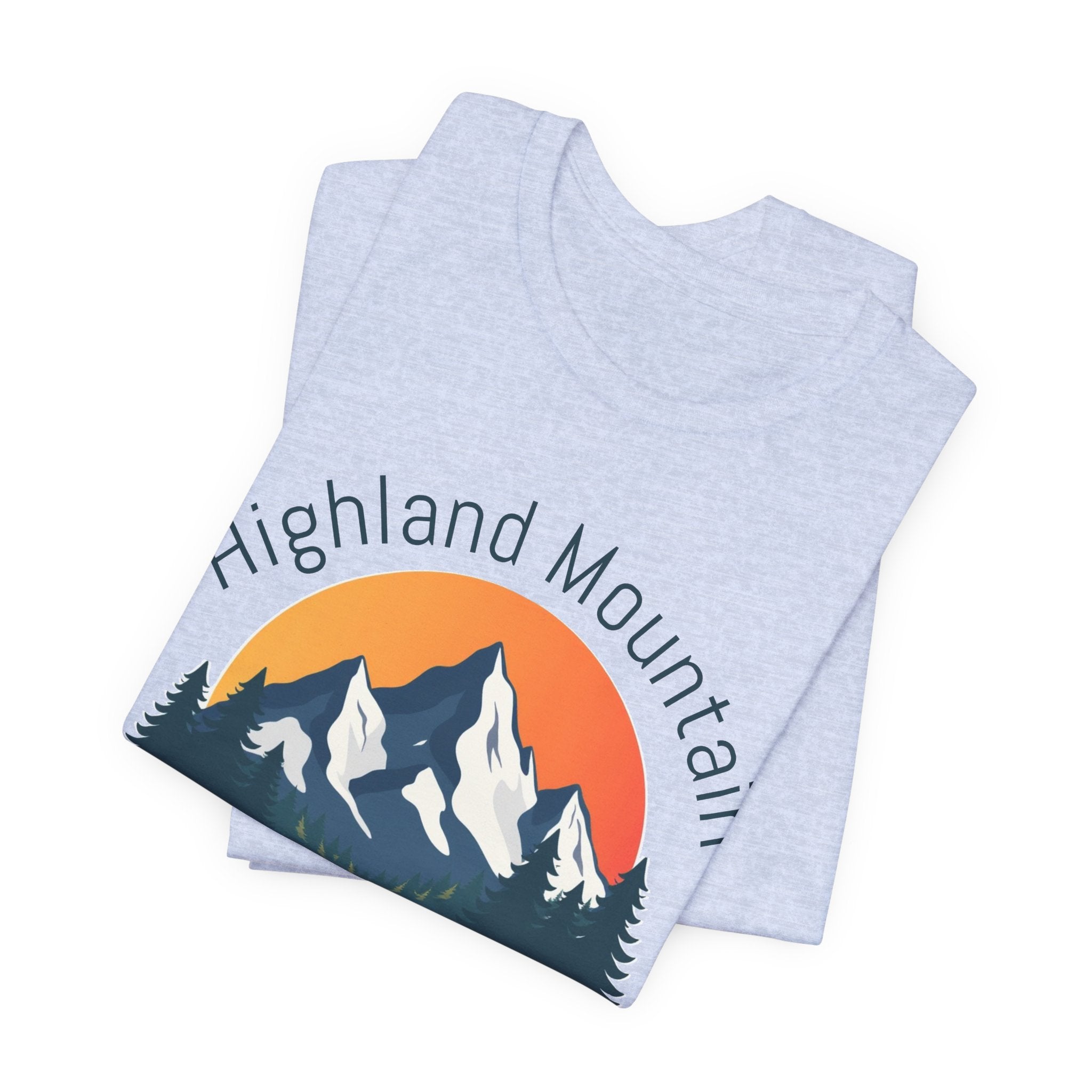 Highland Mountain Adventures Tee – Bella + Canvas 3001