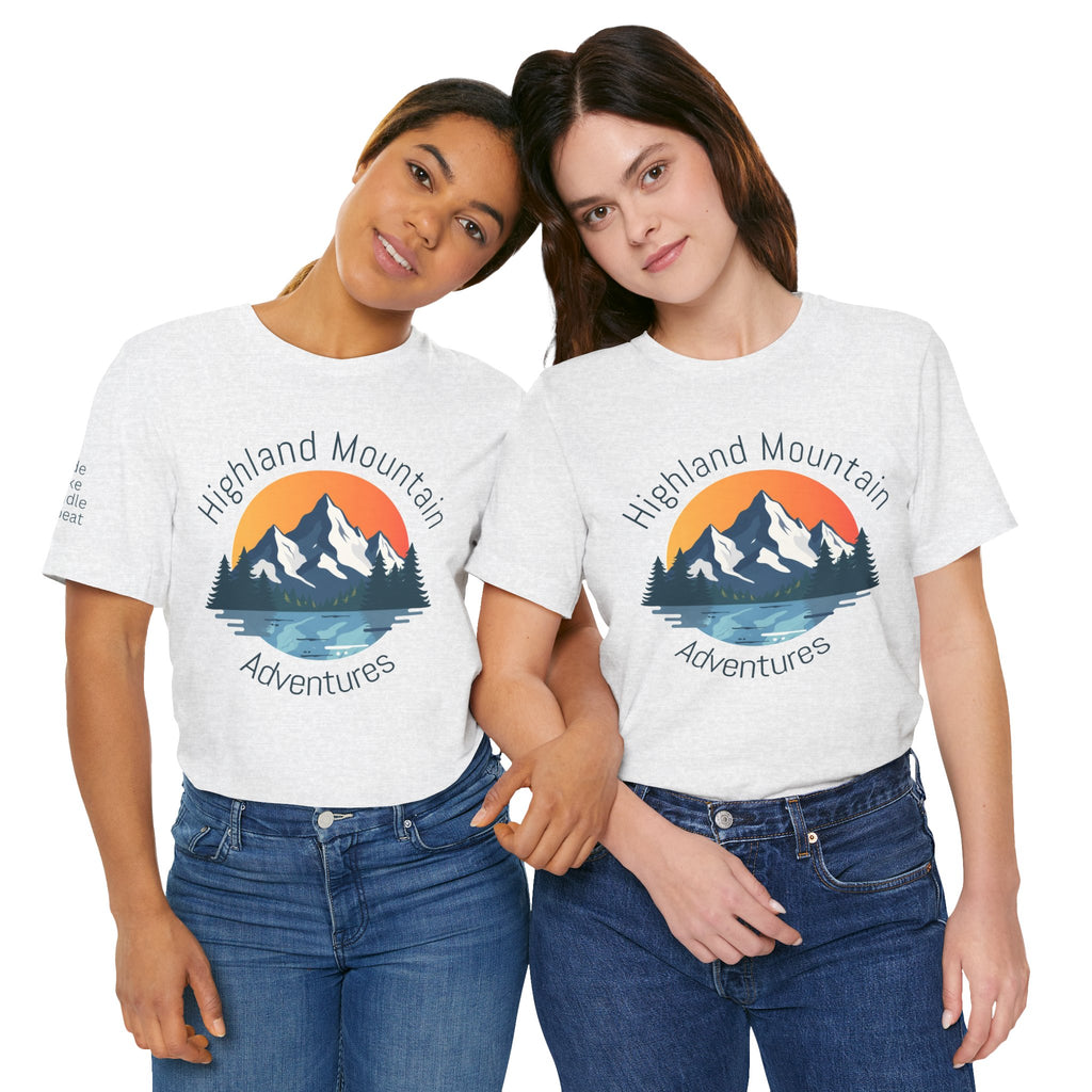 Highland Mountain Adventures Tee – Bella + Canvas 3001
