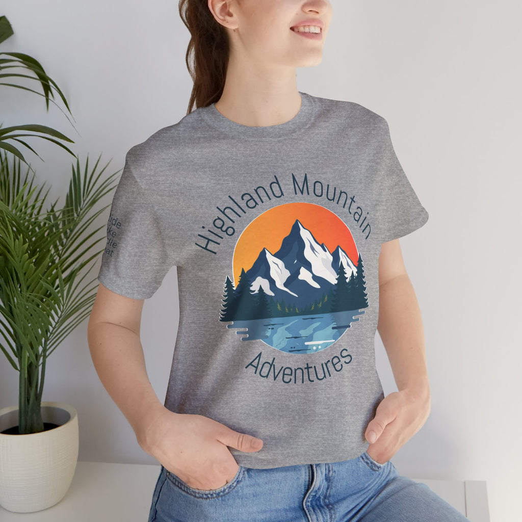 Highland Mountain Adventures Tee – Bella + Canvas 3001