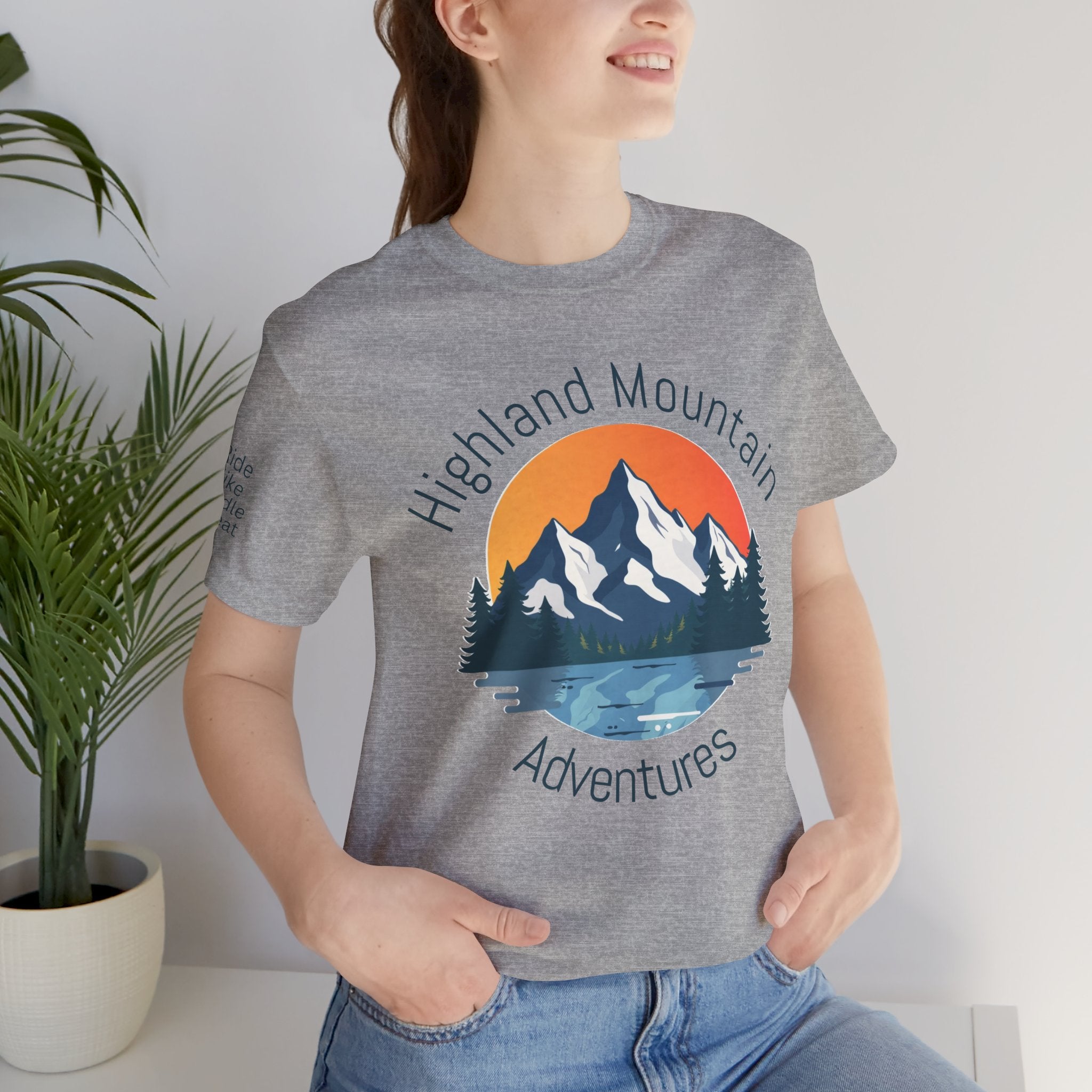 Highland Mountain Adventures Tee – Bella + Canvas 3001