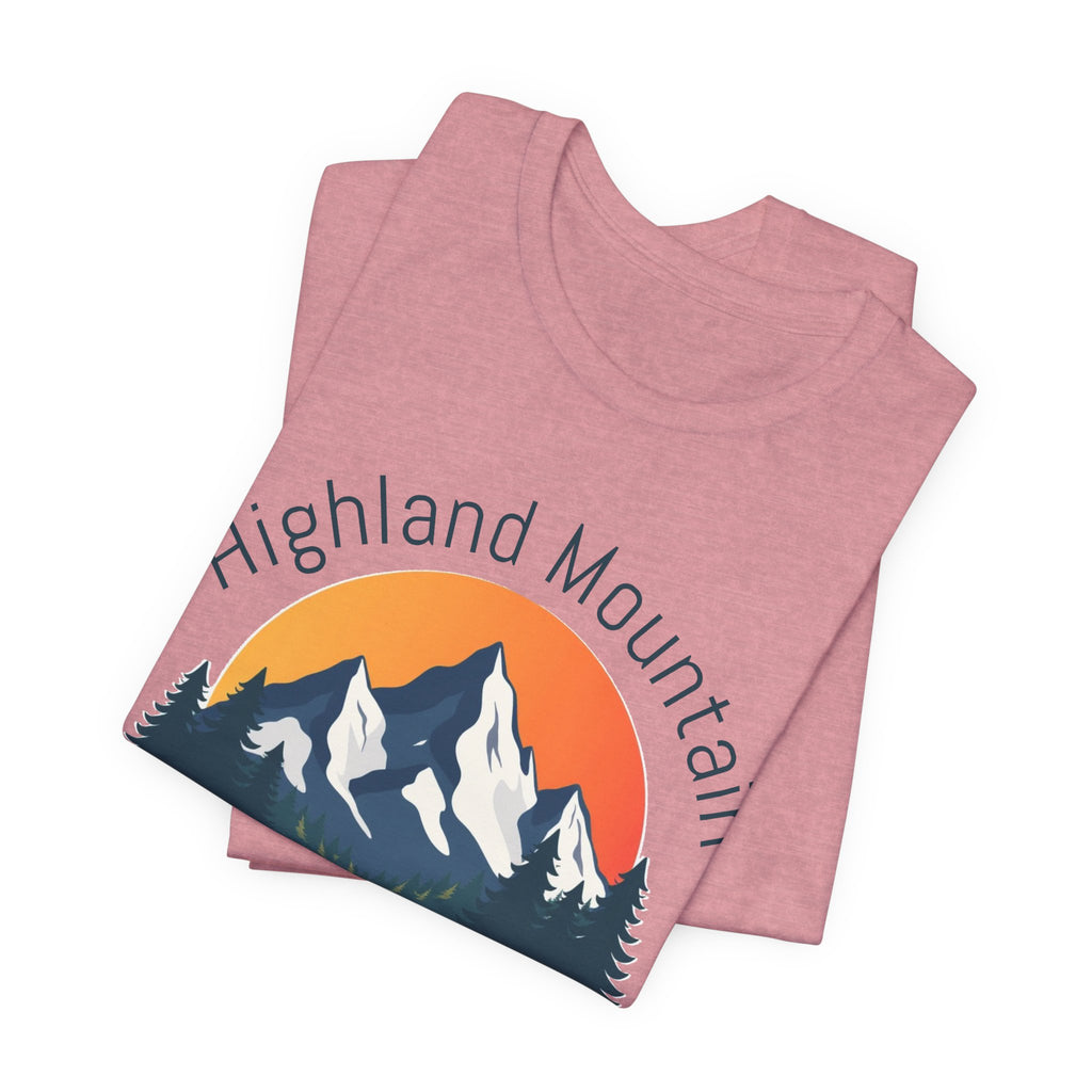 Highland Mountain Adventures Tee – Bella + Canvas 3001