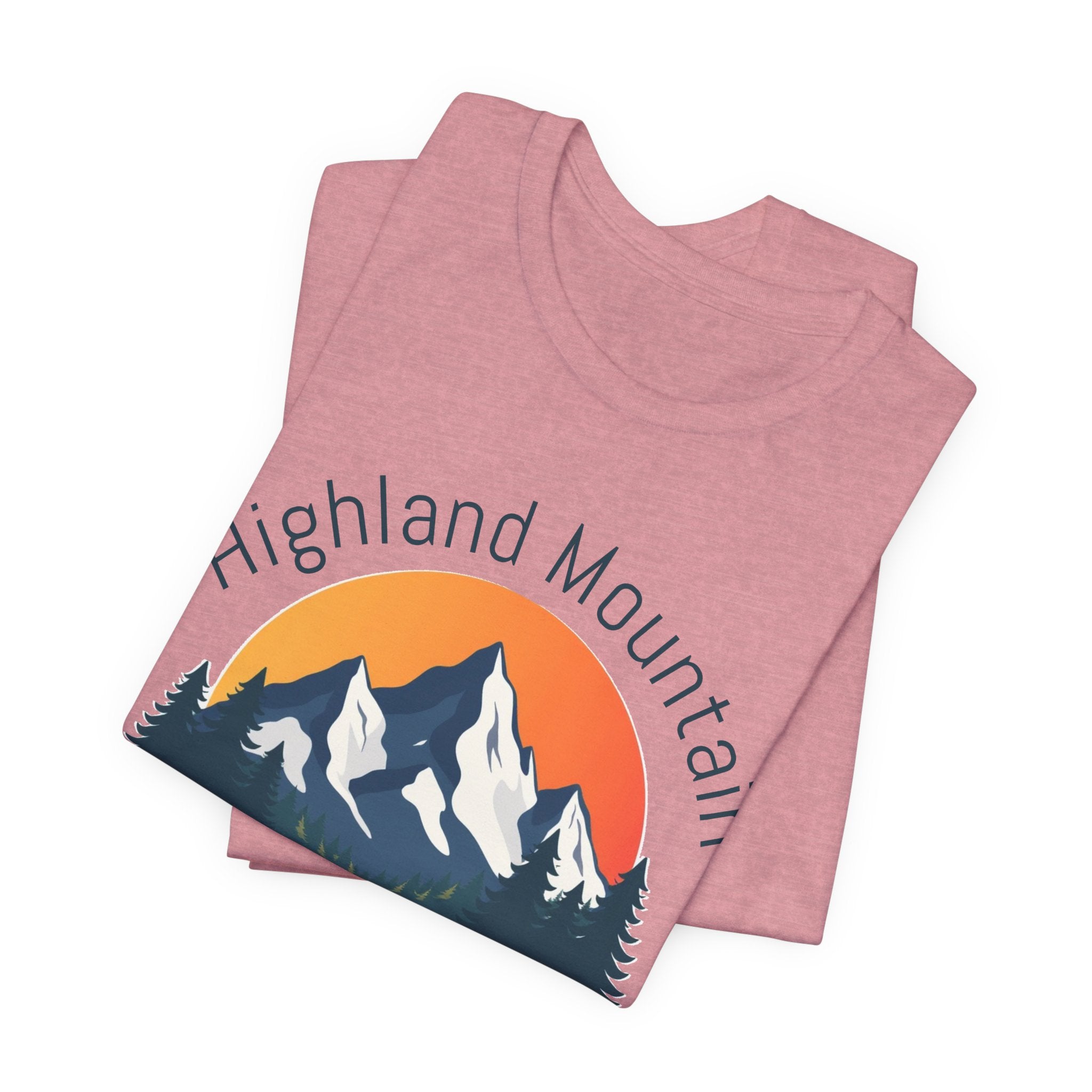 Highland Mountain Adventures Tee – Bella + Canvas 3001
