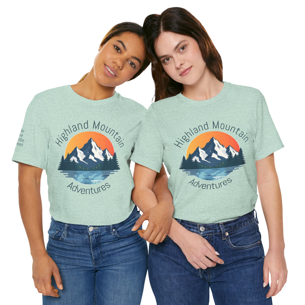 Highland Mountain Adventures Tee – Bella + Canvas 3001