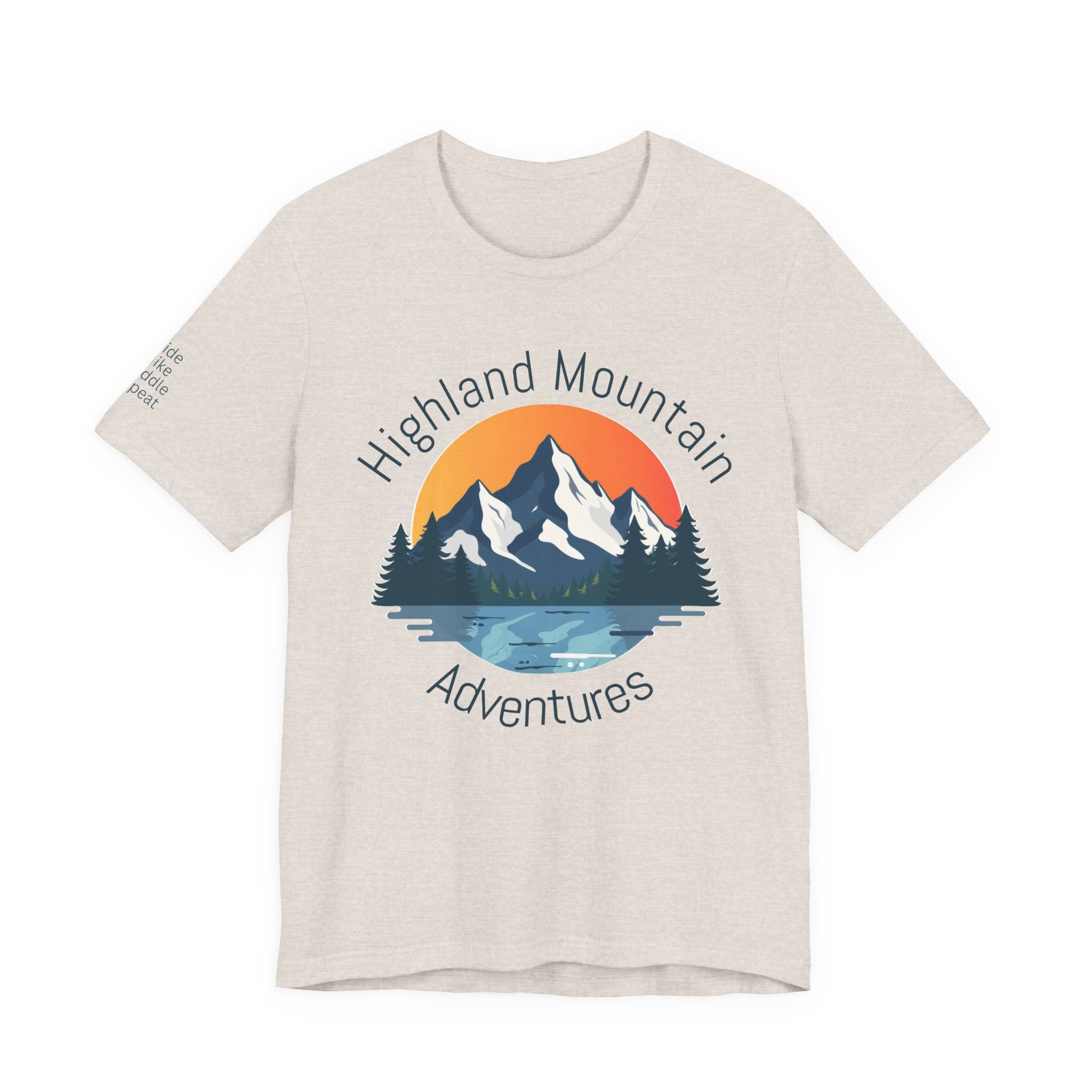 Highland Mountain Adventures Tee – Bella + Canvas 3001