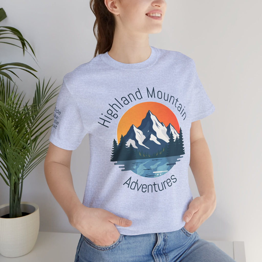 Highland Mountain Adventures Tee – Bella + Canvas 3001