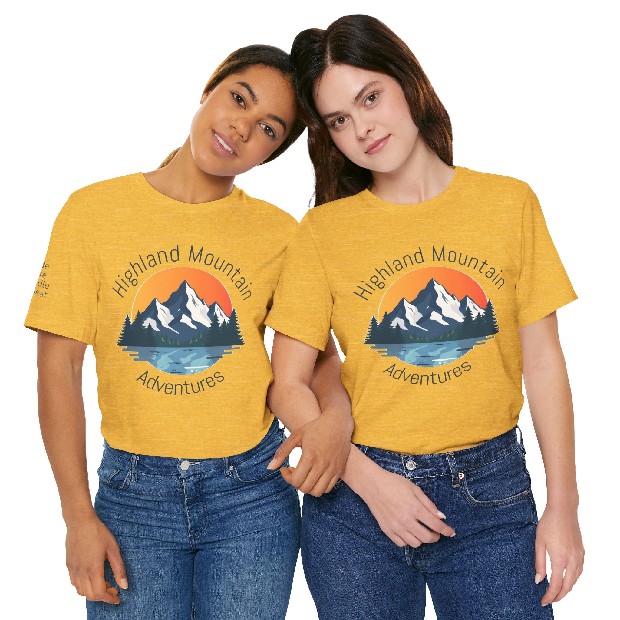 Highland Mountain Adventures Tee – Bella + Canvas 3001