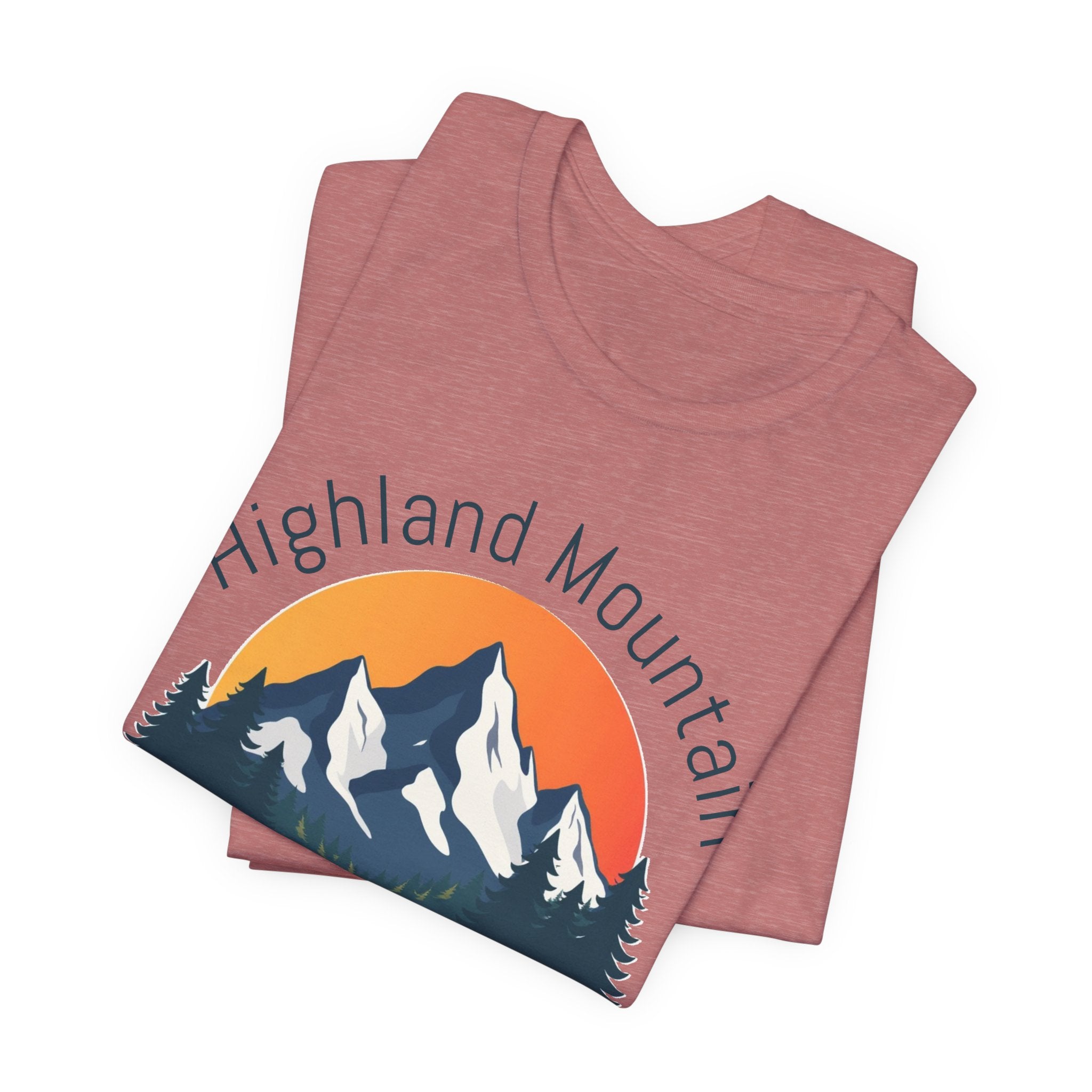 Highland Mountain Adventures Tee – Bella + Canvas 3001