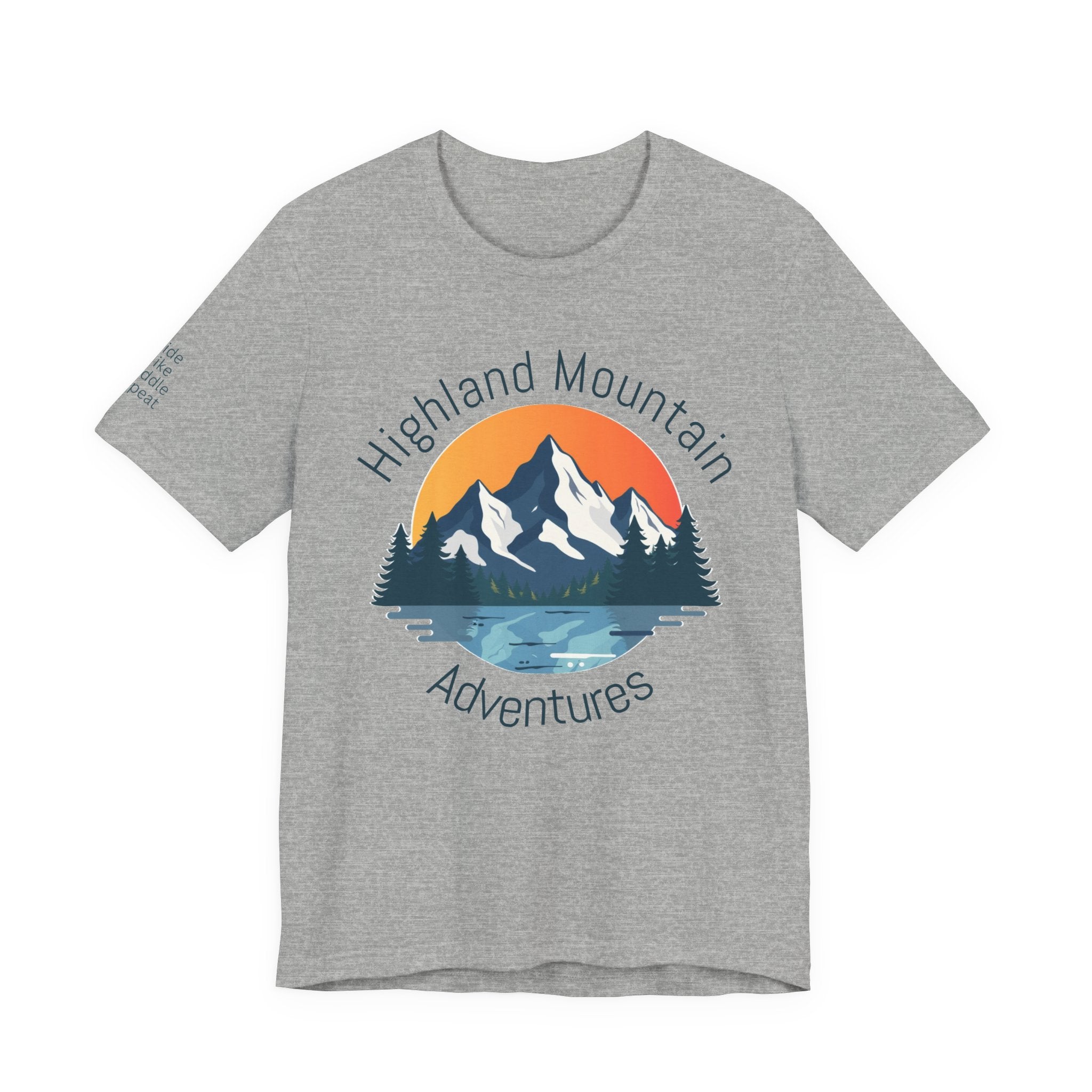 Highland Mountain Adventures Tee – Bella + Canvas 3001