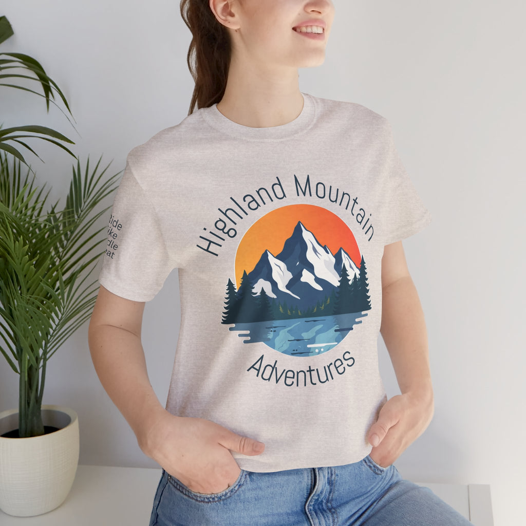 Highland Mountain Adventures Tee – Bella + Canvas 3001