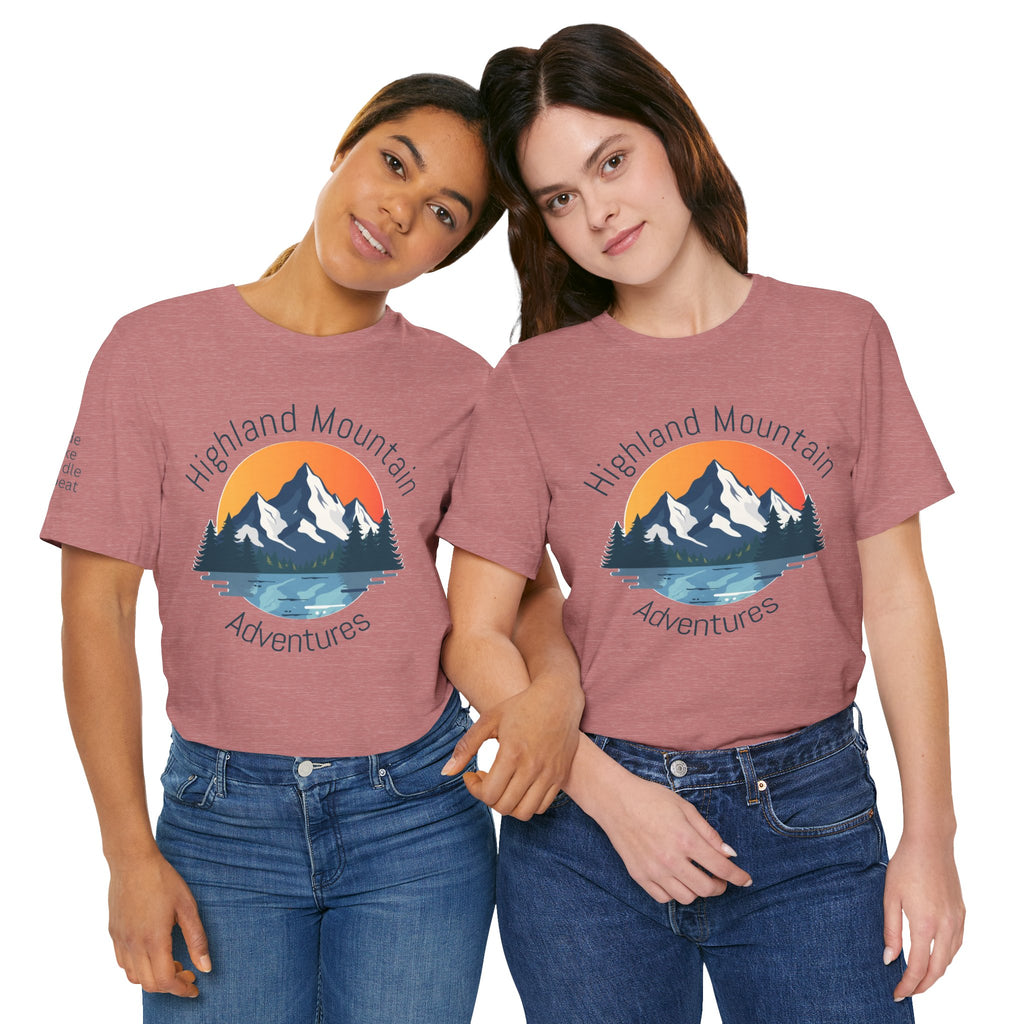 Highland Mountain Adventures Tee – Bella + Canvas 3001