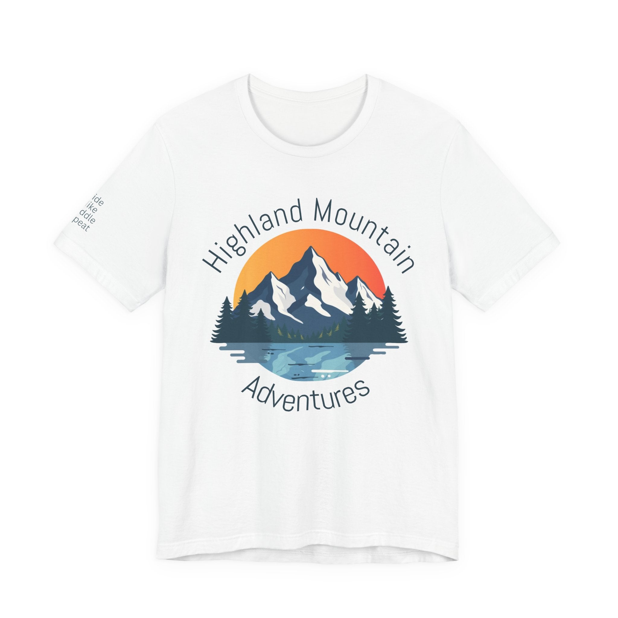 Highland Mountain Adventures Tee – Bella + Canvas 3001