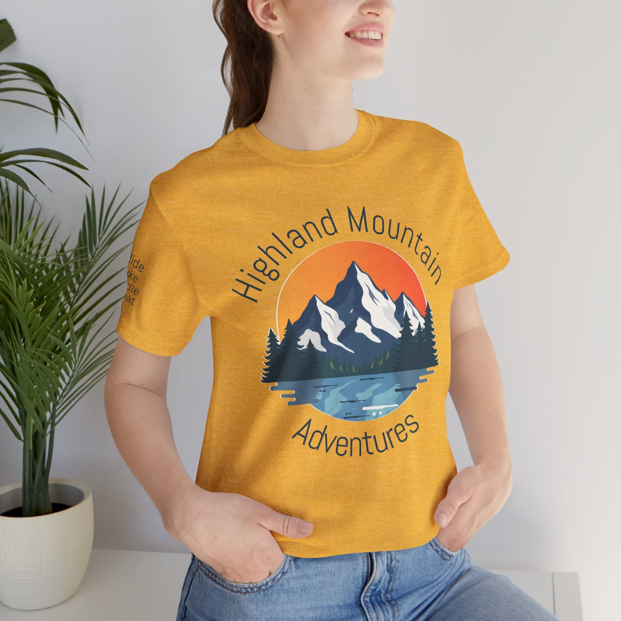 Highland Mountain Adventures Tee – Bella + Canvas 3001