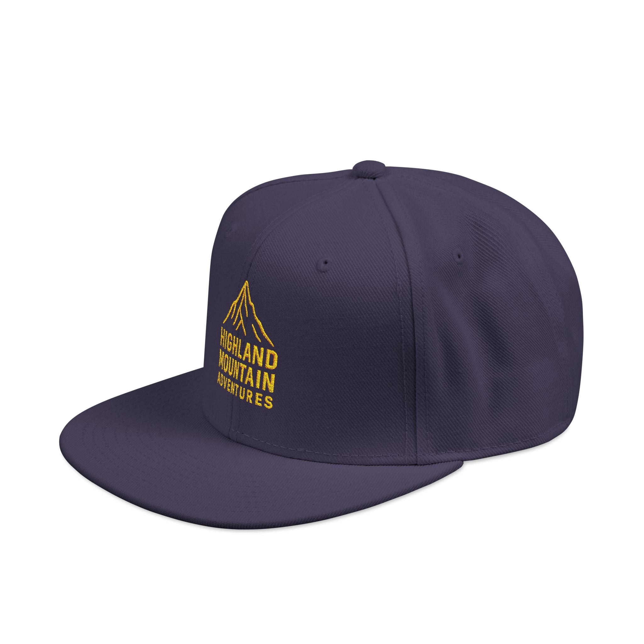 Highland Mountain Adventures Embroidered Snapback Hat