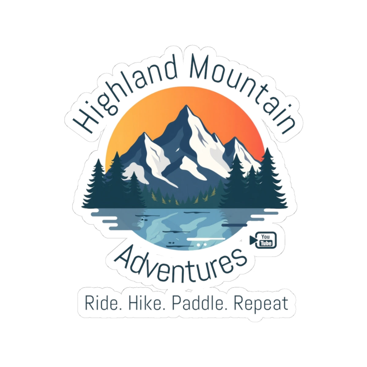 Highland Mountain Adventures Sticker