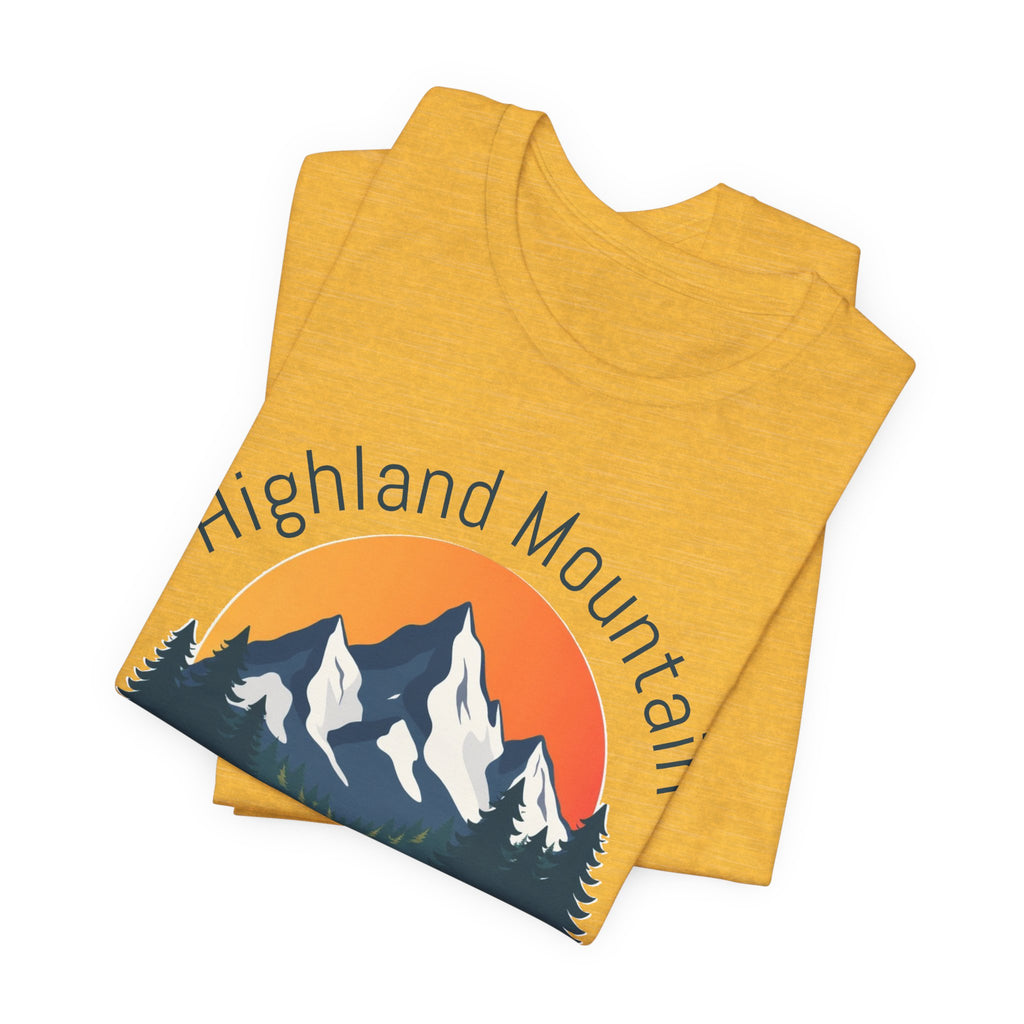 Highland Mountain Adventures Tee – Bella + Canvas 3001