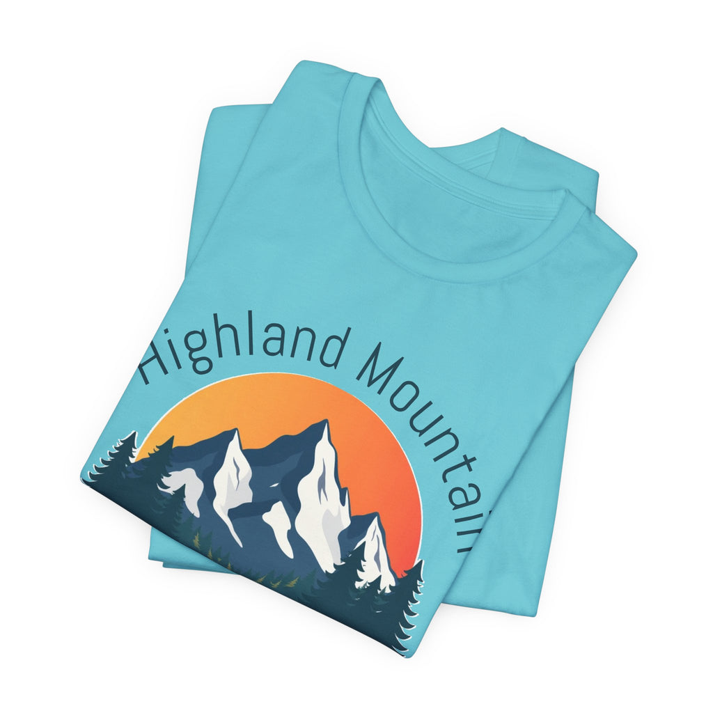 Highland Mountain Adventures Tee – Bella + Canvas 3001